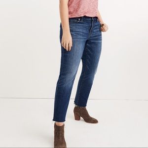 Madewell The Slim Boyjean: Raw Hem Edition